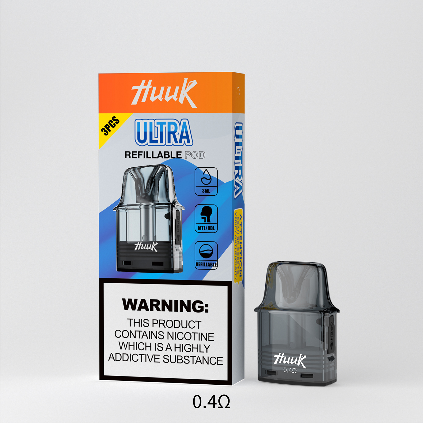 HUUK 虎克 入門級註油式主機套裝|隨附 0.6Ω 空彈 HUUK 虎克 入門級註油式主機套裝|隨附 0.6Ω 空彈:圖片 10