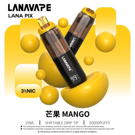 LANA PIX 閃光彈一次性電子煙 20000口|15ML大容量・油芯分離黑科技 LANA PIX 閃光彈一次性電子煙 20000口|15ML大容量・油芯分離黑科技